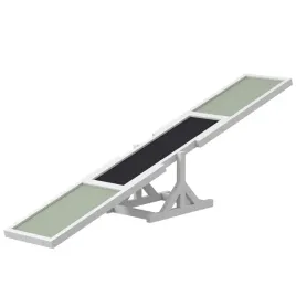 hustawka-agility-pawhut-dla-psow-biala-180x30x30-cm