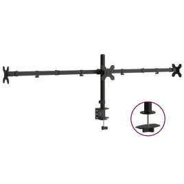 regulowany-stojak-na-trzy-monitory-czarny-stalowy-40-cm-wysokosci