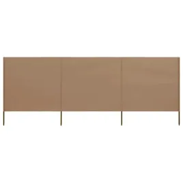 3-czesciowy-parawan-przeciwwiatrowy-z-wlokniny-400-x-160-cm-taupe