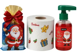 swiateczny-zestaw-pomysl-prezent-mikolajki-papier-swiateczny-grajace-mydlo