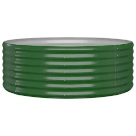 okragla-donica-ogrodowa-stal-ocynkowana-zielona-100-x-100-x-36-cm