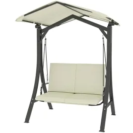 hustawka-ogrodowa-outsunny-dla-2-osob-czarna-i-kremowa-150x120x182-cm