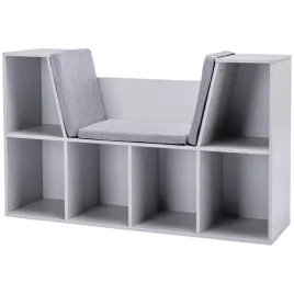regal-homcom-2-w-1-dla-dzieci-szary-103x30x62-cm