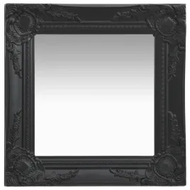 lustro-scienne-kwadratowe-40x40-cm-czarne-z-barokowa-rama