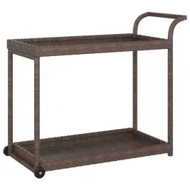 wozek-serwisowy-z-polirattanu-brazowy-100-x-45-x-83-cm-z-kolkami