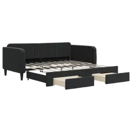 rozkladana-sofa-z-funkcja-spania-czarna-213-x-100-x-75-cm