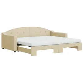 kremowa-lezanka-rozkladana-2-w-1-z-materacami-223-x-100-x-75-cm