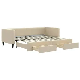 kremowa-lezanka-2-w-1-z-szufladami-wymiary-223-x-90-x-68-cm