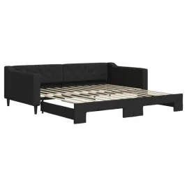 czarna-lezanka-rozkladana-2-w-1-223-x-110-x-67-cm