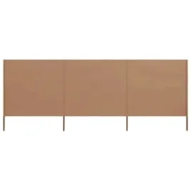 parawan-przeciwwiatrowy-3-panelowy-400-x-80-cm-taupe-wloknina-drewno