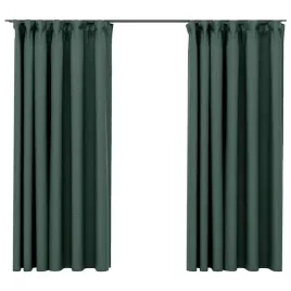 zaslony-zaciemniajace-stylizowane-na-len-140x175-cm-zielone-z-haczykam