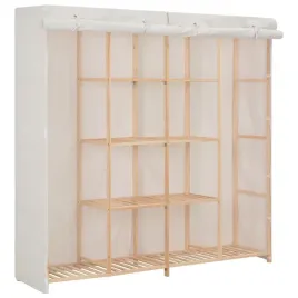 biala-szafa-z-tkaniny-i-drewniana-rama-173-x-40-x-170-cm