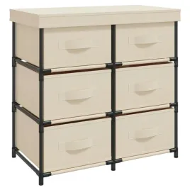 szafka-z-6-szufladami-stal-i-tkanina-kremowa-55x29x55-cm
