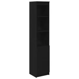 kredens-czarny-dab-375-x-35-x-180-cm-5-polek-material-drewnopochodny