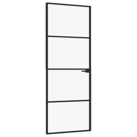 czarne-drzwi-wewnetrzne-76-x-2015-cm-szklo-hartowane-aluminiowa-rama