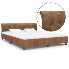 rama-lozka-brazowa-212-x-164-x-64-cm-pasujacy-materac-160-x-200-cm
