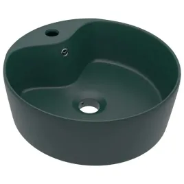 okragla-umywalka-z-ceramiki-36-x-13-cm-matowa-ciemna-zielen