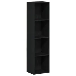 regal-na-ksiazki-36-x-30-x-143-cm-czarny-dab-4-poziomowy