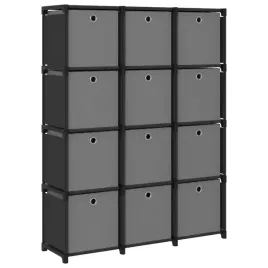regal-wolnostojacy-z-12-pudelkami-czarno-szary-103-x-30-x-141-cm