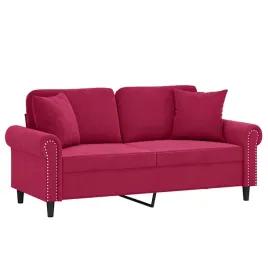 2-osobowa-sofa-aksamitna-z-poduszkami-winna-czerwien-172x77x80-cm