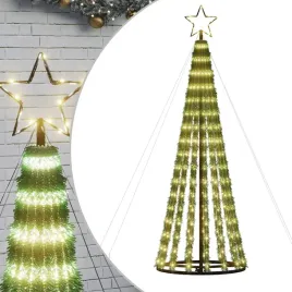choinka-led-70-x-180-cm-cieply-bialy-8-efektow-swietlnych-ciemnoziel