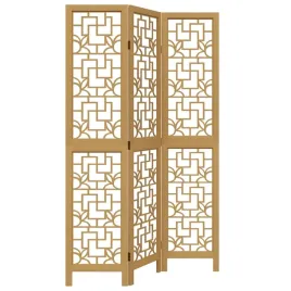 parawan-3-panelowy-brazowy-z-drewna-paulowni-105-110-x-160-cm