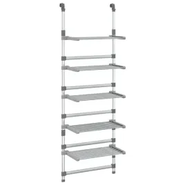 srebrna-5-poziomowa-suszarka-na-pranie-50-x-25-x-147-187-cm