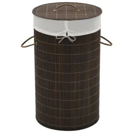 kosz-na-pranie-okragly-ciemny-braz-35-x-60-cm-z-wyciaganym-workiem