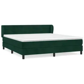 lozko-kontynentalne-z-materacem-203-x-163-x-78-88-cm-ciemnozielone