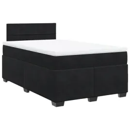 lozko-kontynentalne-czarne-200-x-120-x-1005-cm-z-materacem-i-topperem