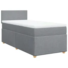 lozko-kontynentalne-jasnoszare-190-x-90-x-1005-cm-z-materacem-i-topperem