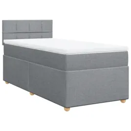 lozko-kontynentalne-jasnoszare-190-x-90-x-1005-cm-z-materacem-i-topperem