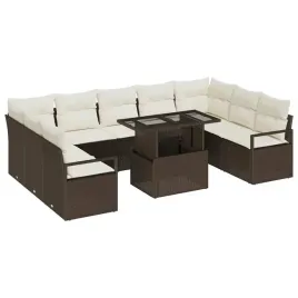 zestaw-modulowych-sof-ogrodowych-brazowy-polirattan-5-sztuk