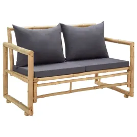 lawka-ogrodowa-z-bambusa-z-poduszkami-ciemnoszarymi-115-x-65-x-71-cm