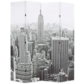 parawan-160x170-cm-czarno-bialy-z-nadrukiem-panoramy-nowego-jorku