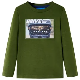 dzieciecy-longsleeve-z-nadrukiem-kasku-ciemne-khaki-rozmiar-128-7-8-lat