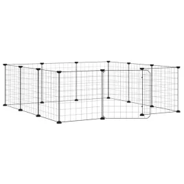 klatka-dla-zwierzat-czarna-panel-35-x-35-cm-stal-malowana-proszkowo