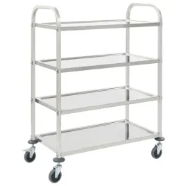 wozek-kelnerski-4-poziomowy-stal-nierdzewna-srebrny-107-x-55-x-125-cm