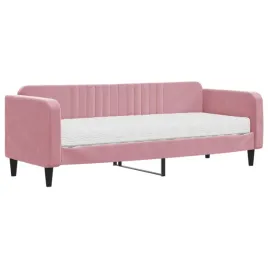 rozowe-lozko-dzienne-z-materacem-223-x-90-x-75-cm-aksamit