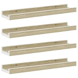 polka-scienna-mdf-40-x-9-x-3-cm-kolor-bialy-i-dab-sonoma-4-szt