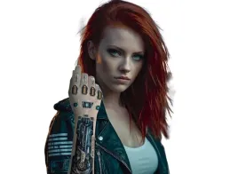 futuristic-arm-tattoo-sheet-14x30-cm