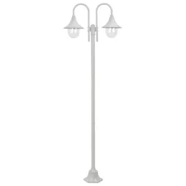 lampa-ogrodowa-stojaca-2-latarnie-aluminium-pvc-biala-220x72-cm