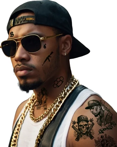 thug-life-tattoo-sheet-14x30-cm