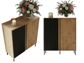 komoda-z-lamelami-lars-100x122-cm-wysokie-nozki-or-czarny-dab-odwieczny