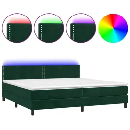 lozko-kontynentalne-z-materacem-i-diodami-led-ciemnozielone-203x200x78