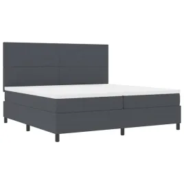 lozko-box-spring-z-wezglowiem-sztruksowe-ciemnoszare-biale-203x200x