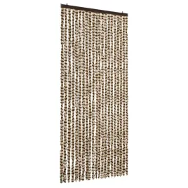 zaslona-przeciw-owadom-90-x-220-cm-bezowo-brazowa-szenil-polipropylenowy