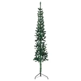 sztuczna-choinka-polowka-zielona-210-cm-pvc-55-cm-szerokosci