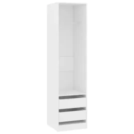 biala-szafa-z-2-szufladami-50-x-50-x-200-cm-material-drewnopochodny