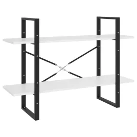 bialy-regal-na-ksiazki-z-2-polkami-100-x-30-x-70-cm